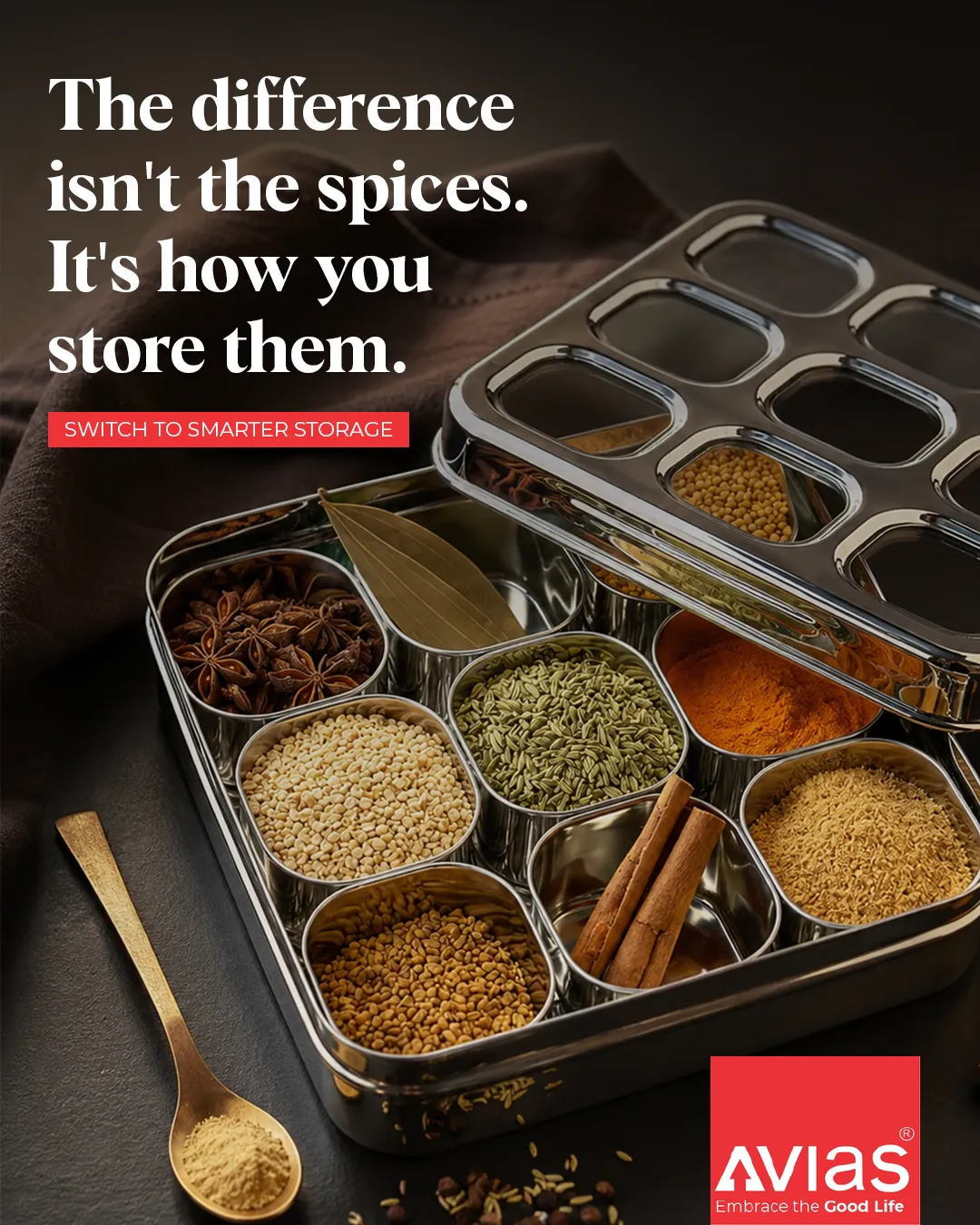 Cookware static ad: "It's how you store them."