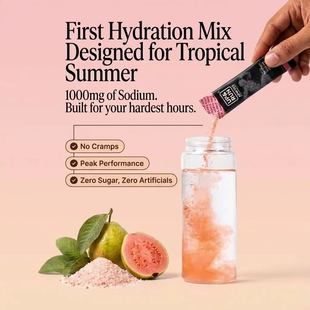 Static ad creative: "First Hydration Mix Designed for Tropical Summer"