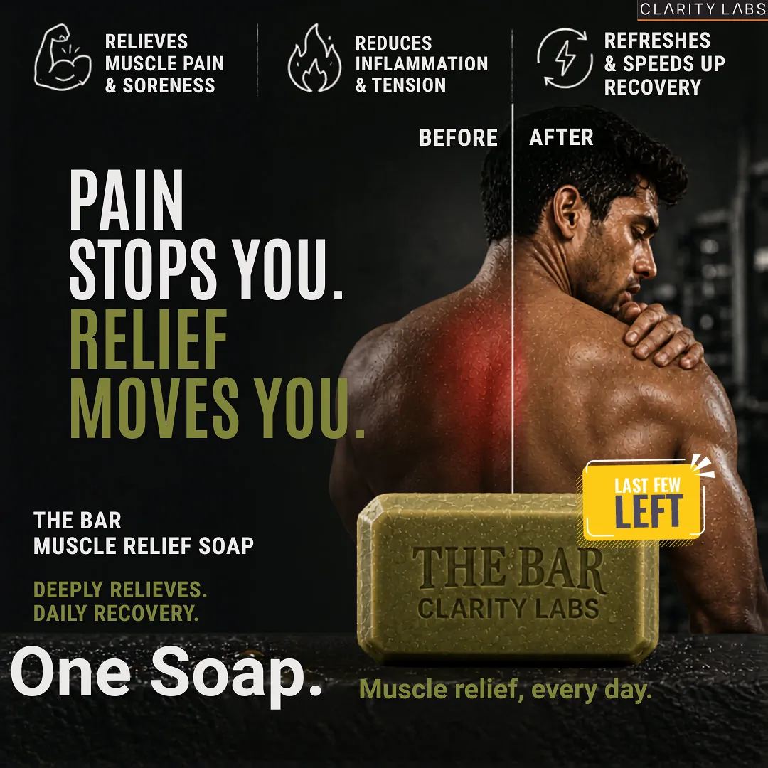 Skincare static ad: "Pain stops you."
