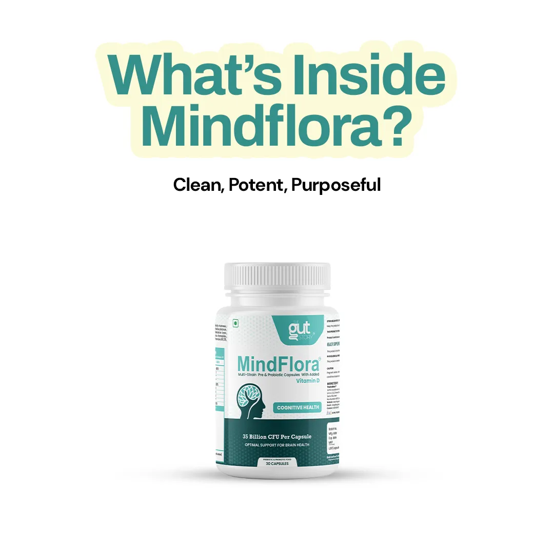 Gut health static ad: "What's Inside"