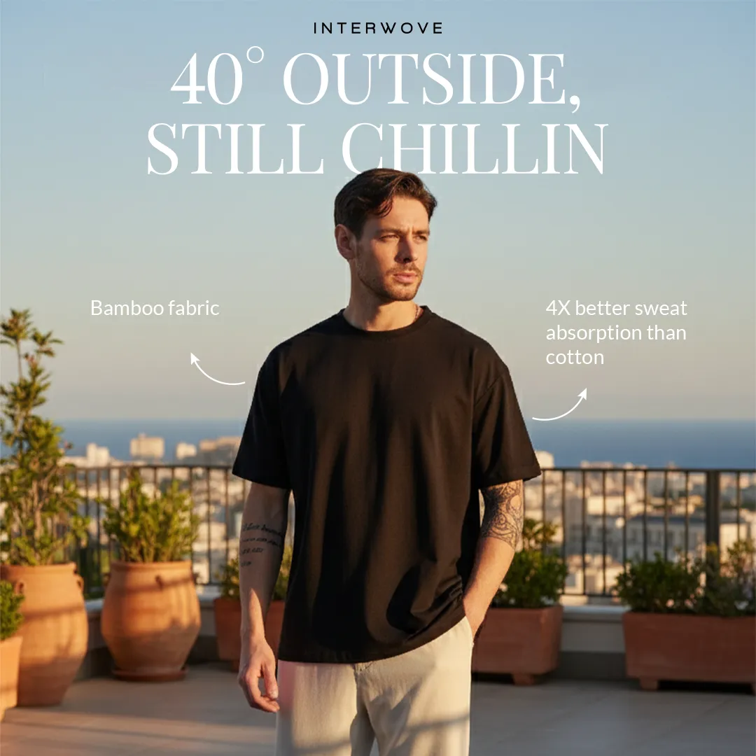Apparel static ad: "40° outside."
