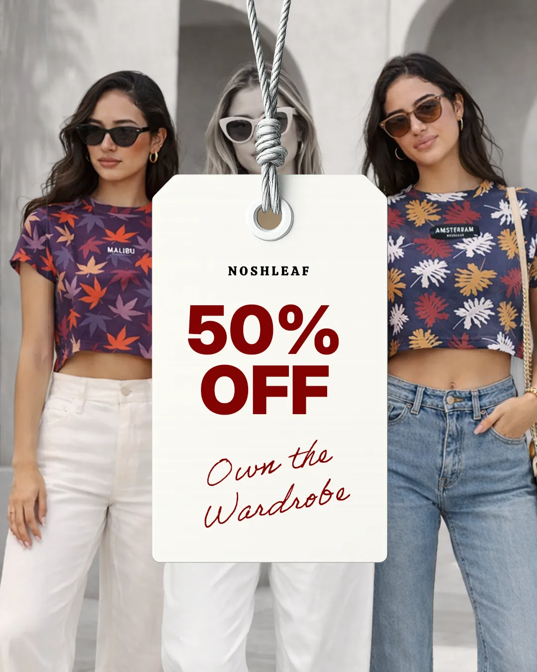 Apparel static ad: "Own the Wardrobe"