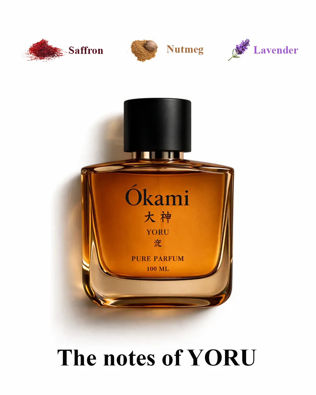 Static ad creative: "Nutmeg Saffron"