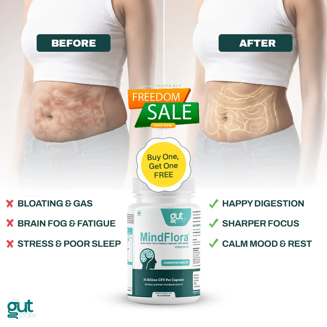 Gut health static ad: "SALE"