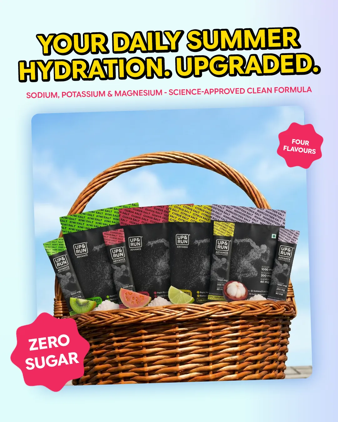 Hydration static ad: "Your daily summer"